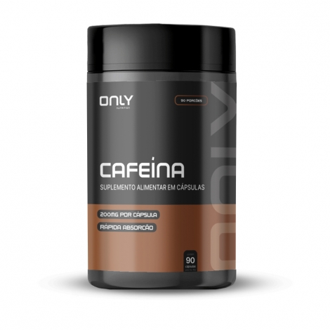 Cafeina - 90 Capsulas - Only Nutrition