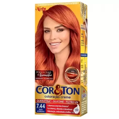T.Coreton Mini Kit 125G 7.44 Ruivo Acobreado