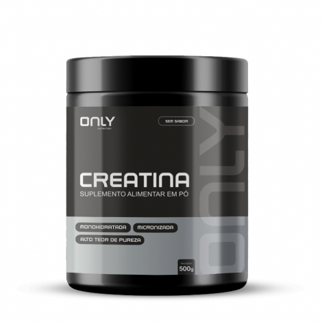 Creatina Monohidratada Micronizada - Pote 500G - Only Nutrition
