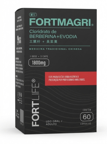 Fortmagri 1800Mg 60Cps (Berberin+Evodia)