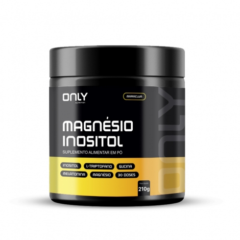 Magnesio Inositol Maracuja - Pote 210G - Only Nutrition