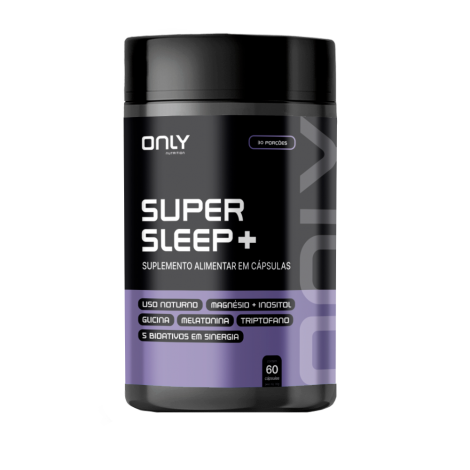 Super Sleep+ - 60 Capsulas - Only Nutrition