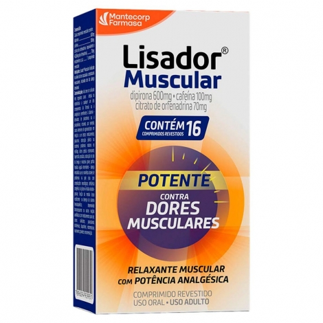 Lisador Muscular Cx 16 Comp